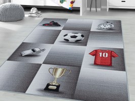 Neslīdošs bērnu spēļu paklājs 2906 pelēks