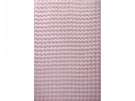 Interesanta 3D dizaina pūkains paklājs Ambin 5110 rose