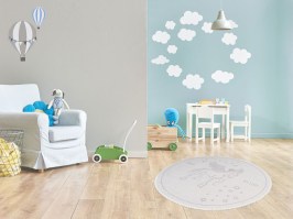 Apaļš paklājs Arte Espina Bambini 200 peleks