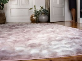 Ļoti maigs paklājs ar 3D efektu Camouf 845 pink