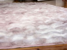 Ļoti maigs paklājs ar 3D efektu Camouf 845 pink