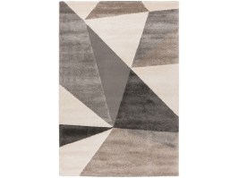 Dizaina paklājs ar ģeometrisku figūru laukumiem Cani 974 grey