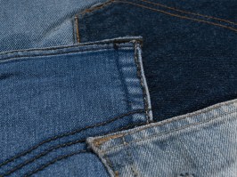 Jeans Denim Pocket rug 465 blue