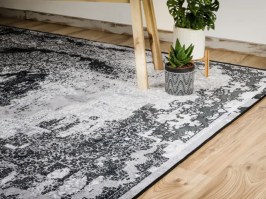 Mūsdienīgs paklājs ar printētu zīmējumu Tamp 134 pelēks