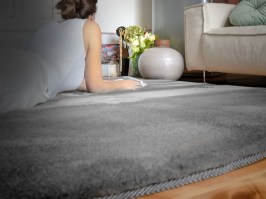 Ļoti maigs paklājs Dzas 730 grey