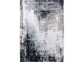 Mūsdienīgs paklājs ar printētu zīmējumu Tamp 130 pelēks