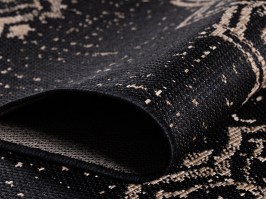 Sany 4417 paklājs lietošanai iekšā / ārā, black