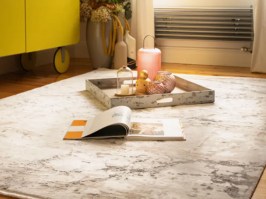 Dizaina paklājs Memf 381 pelēks