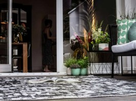 Talun 542 paklājs lietošanai iekšā / ārā, grey