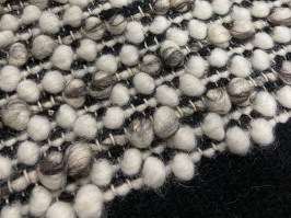 wool balls, black